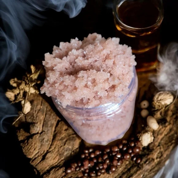 Luxury Hydrating Pink Himalayan Exfoliating Body Scrub Skin Nutrition 8 Oz - Picture 2 of 3